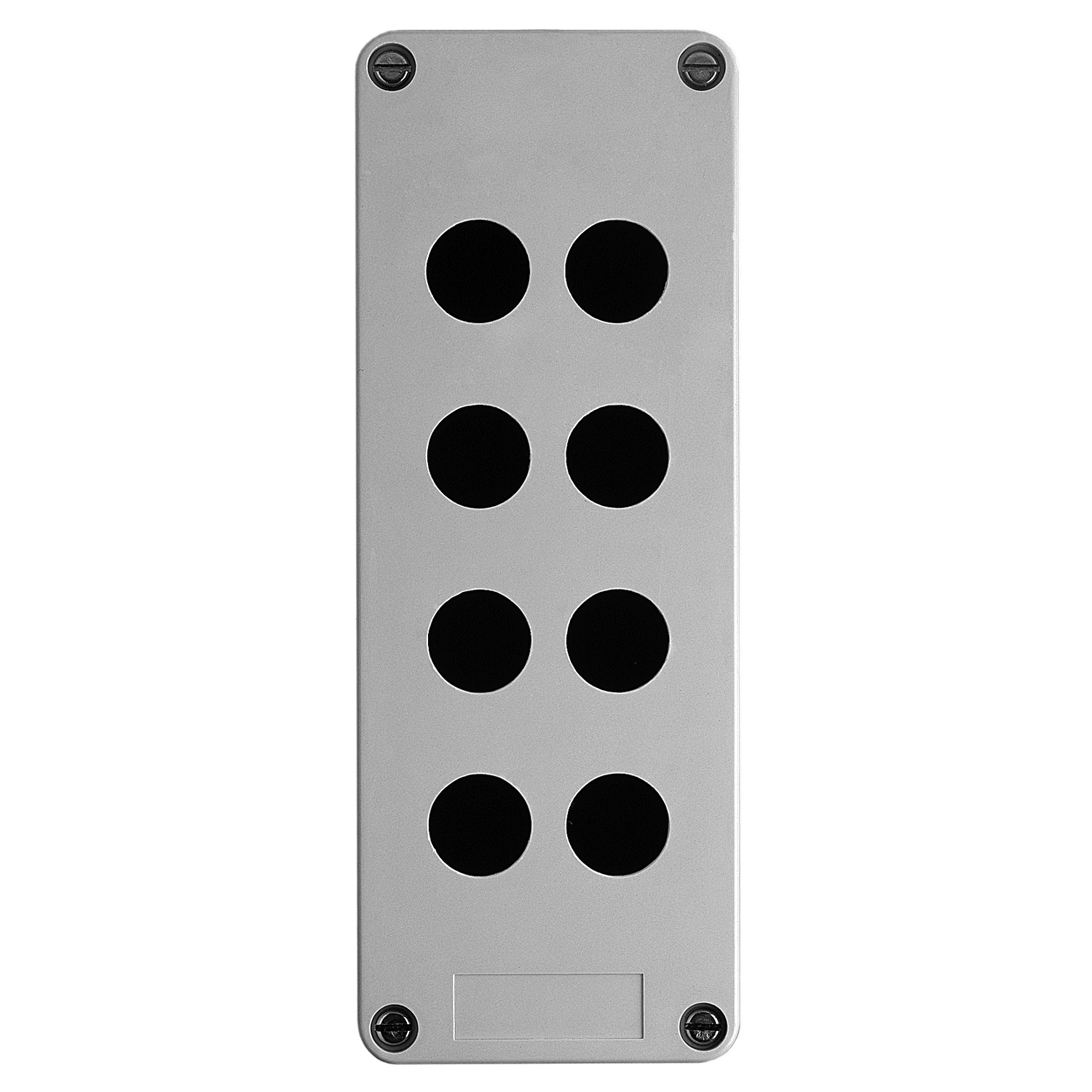 Schneider Electric Schneider Electric XAPA2108 – Empty control station without hinges, Harmony XAP, XB2 SL, plastic, grey, 8 cut outs, 22mm