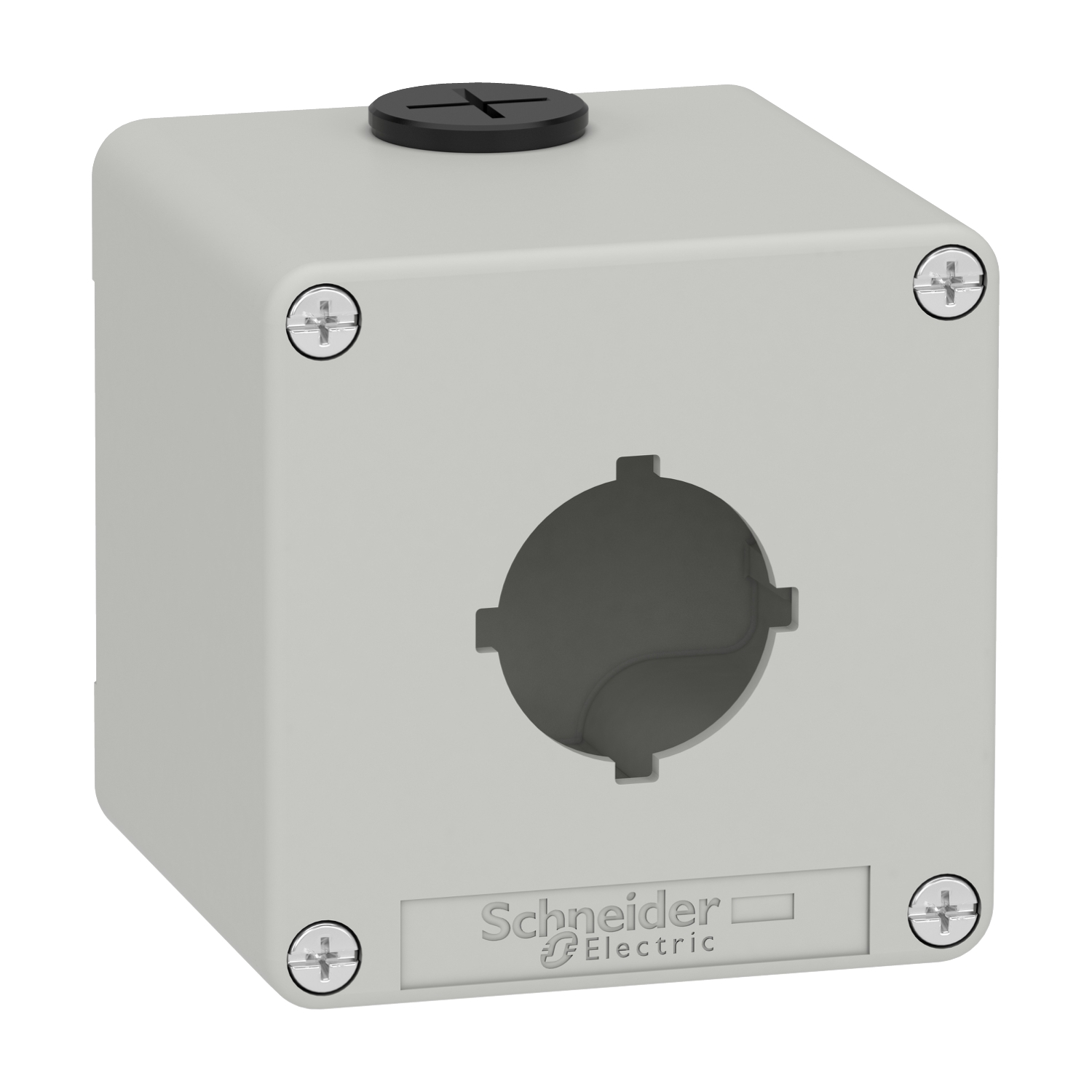 Schneider Electric Schneider Electric XAPD1601 – Empty control station, Harmony XAP, XB2 SL, zinc alloy, grey, M20, 1 cut out 30mm with notches, 80x80x77mm, UL cULus
