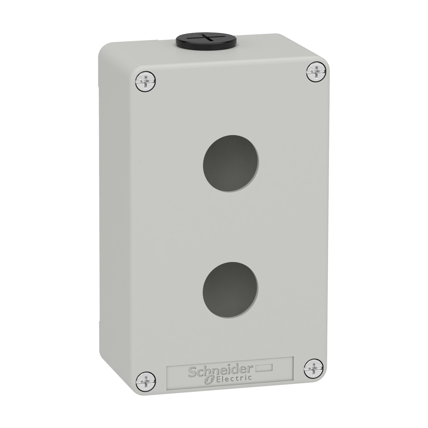 Schneider Electric Schneider Electric XAPD2202 – Die cast empty control station, Harmony XAP, XB2 SL, zinc alloy, grey, M20, 2 cut outs 22mm, 80x130x51,5mm, UL cULus