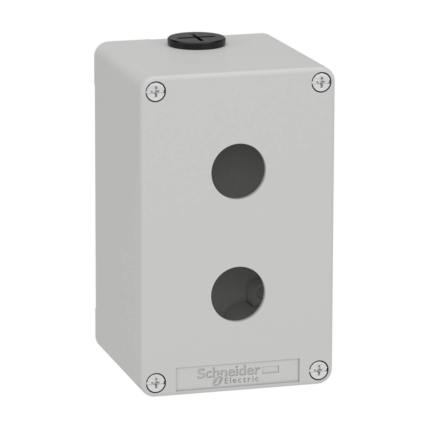 Schneider Electric Schneider Electric XAPD2502 – Die cast empty control station, Harmony XAP, XB2 SL, zinc alloy, grey, M20, 2 cut outs 22mm, 80x130x77mm, UL cULus