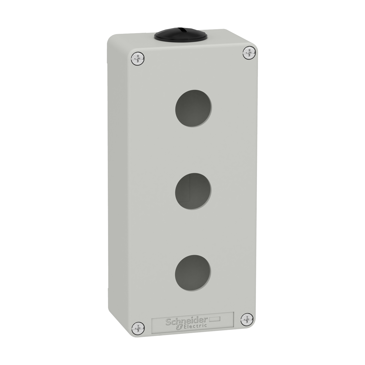 Schneider Electric Schneider Electric XAPD3203 – Die cast empty control station, Harmony XAP, XB2 SL, zinc alloy, grey, M25, 3 cut outs 22mm, 80x175x51,5mm