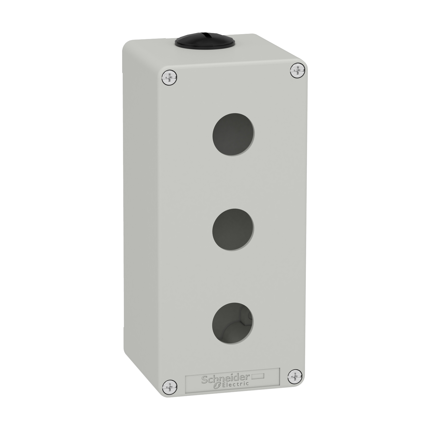 Schneider Electric Schneider Electric XAPD3503 – Die cast empty control station, Harmony XAP, XB2 SL, zinc alloy, grey, M25, 3 cut outs 22mm, 80x175x77mm