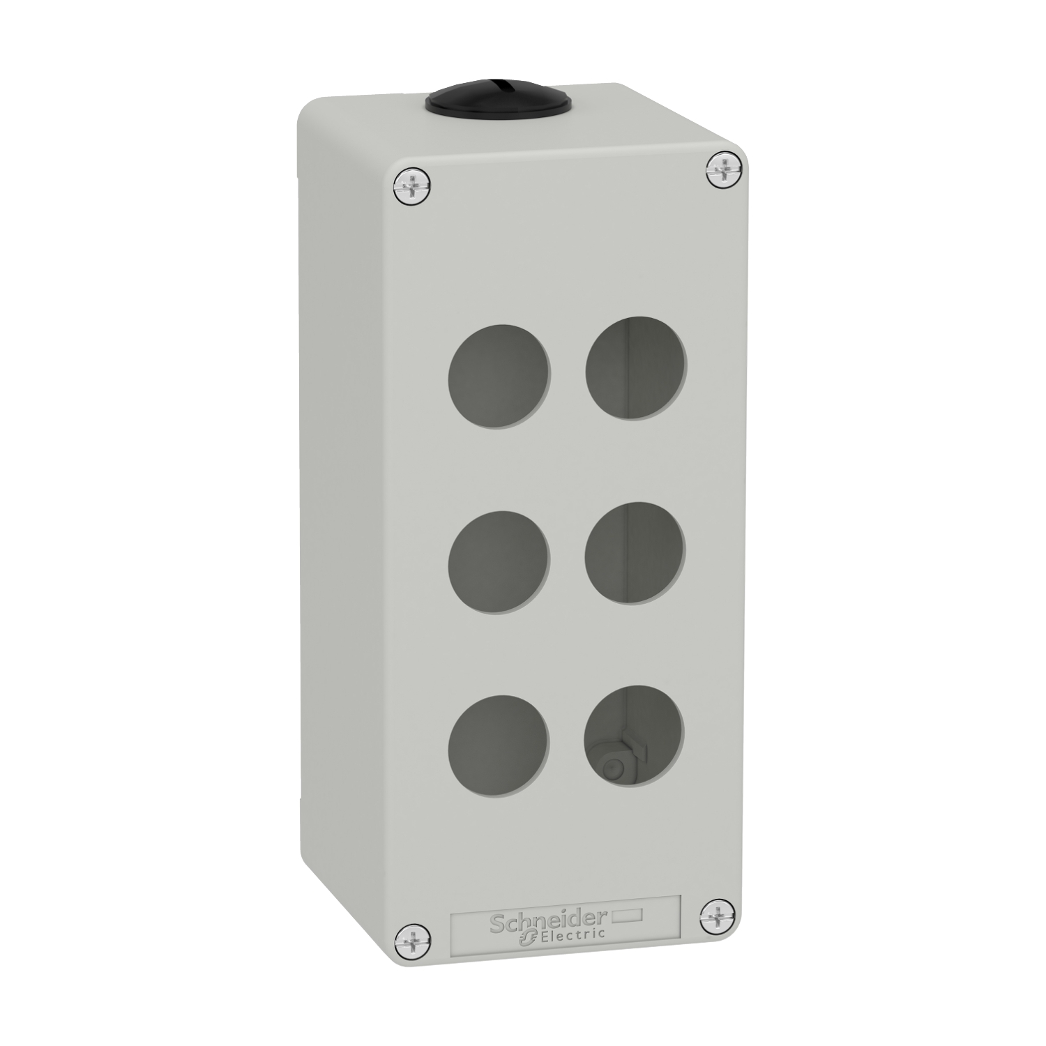 Schneider Electric Schneider Electric XAPD3506 – Die cast empty control station, Harmony XAP, XB2 SL, zinc alloy, grey, M25, 6 cut outs 22mm, 80x175x77mm
