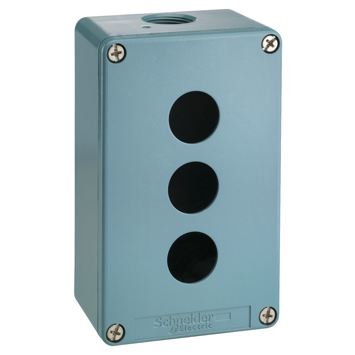 Schneider Electric Schneider Electric XAPM2203 – Harmony XAP, XB2 SL, Empty control station, zinc alloy, blue, 3 cut-outs, Ø22, 80 x 130 x 51.5 mm