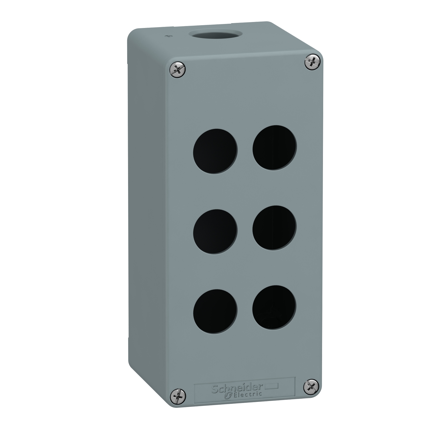 Schneider Electric Schneider Electric XAPM3206 – die-cast empty control station - XAPM - Ø22- zinc alloy- 6 openings in 2 columns