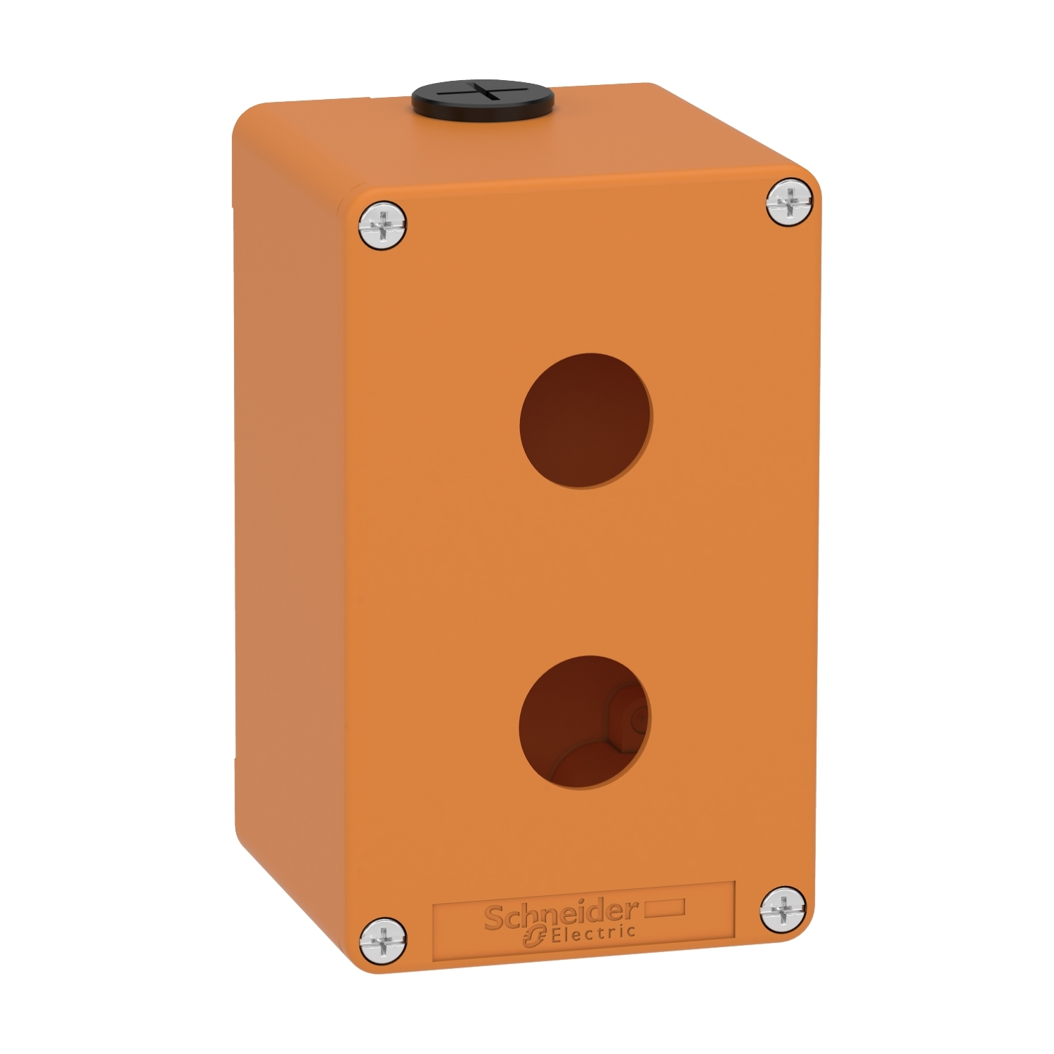 Schneider Electric Schneider Electric XAPO2502 – Harmony XAP, XB2 SL, Empty control station, zinc alloy, orange, M20, 2 cut-outs 22mm, 80 x 130 x 77, UL cULus
