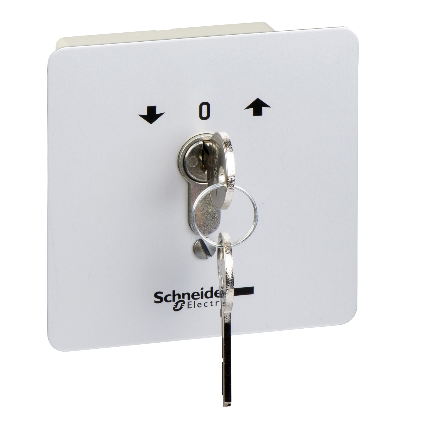 Schneider Electric Schneider Electric XAPS14331N – Control station key operated, Harmony XAP, XB2 SL, flush mounting, key switch selector, 3 positions, stay put, 1 NO, marked UP ARROW O DOWN ARROW