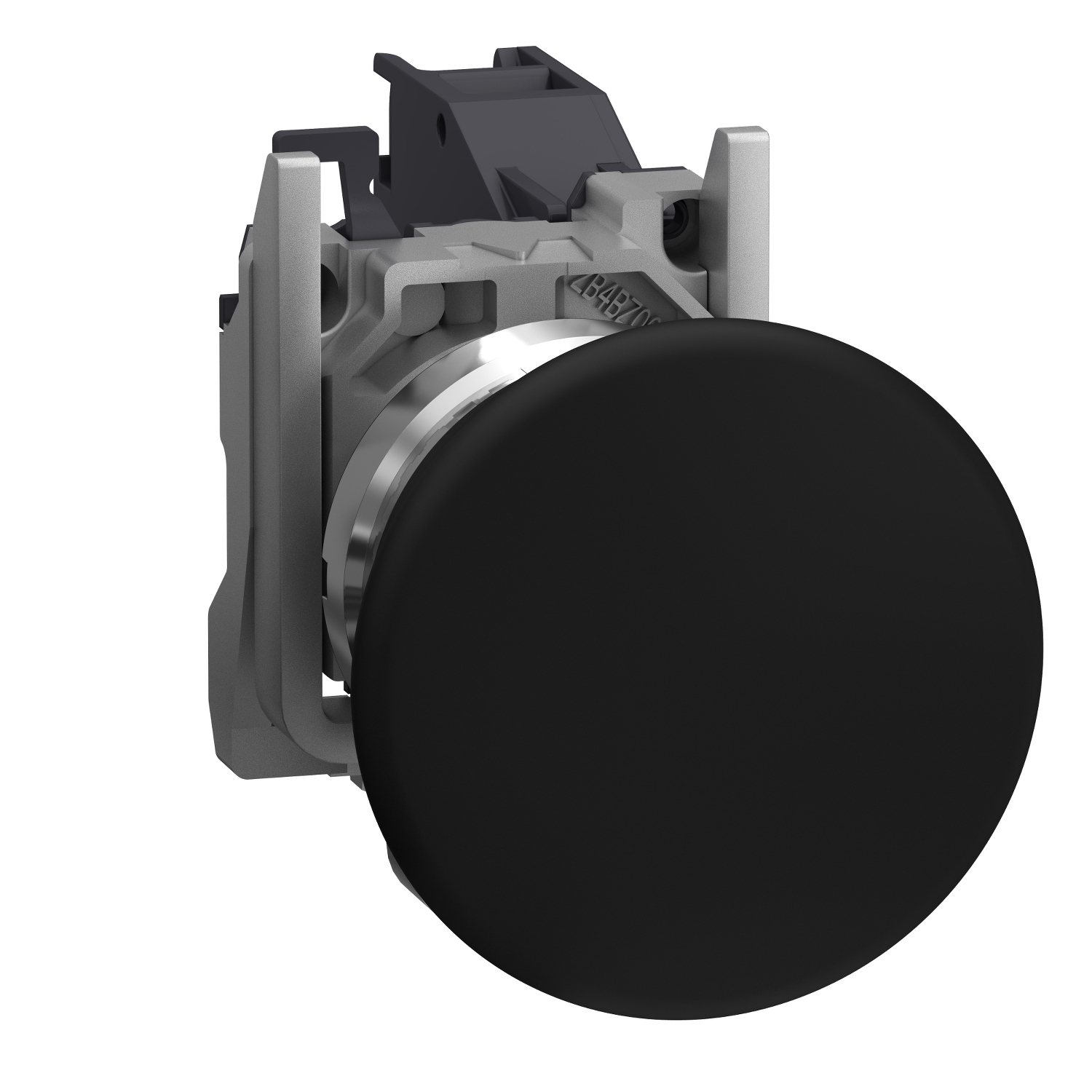 Schneider Electric Schneider Electric XB4BC21GEX – Complete push button, Harmony XB4 - ATEX D, black, metal, 22mm, mushroom head 40mm, spring return, 1-2 gas zone, 1NO