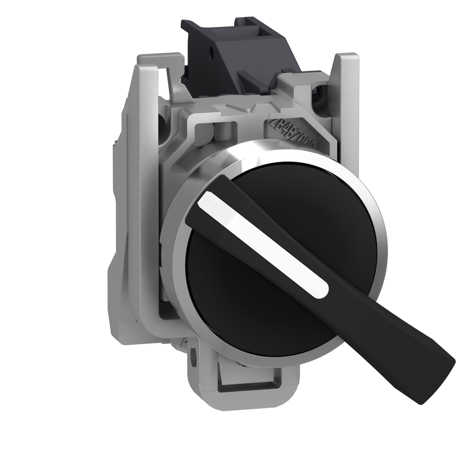 Schneider Electric Schneider Electric XB4BJ21 – Selector switch, metal,black Ø22, long handle, 2 positions, stay put, 1 NO