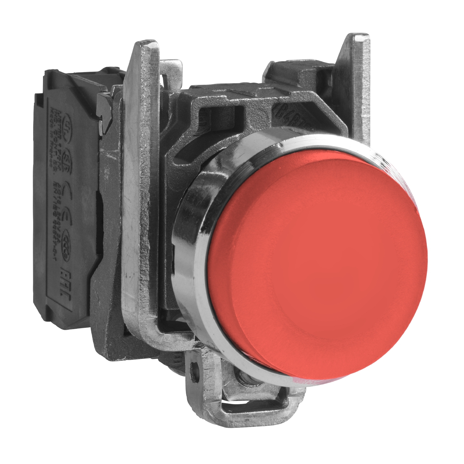 Schneider Electric Schneider Electric XB4BL41 – Push button, Harmony XB4, red projecting complete pushbutton Ø22 mm spring return 1 NO "unmarked"