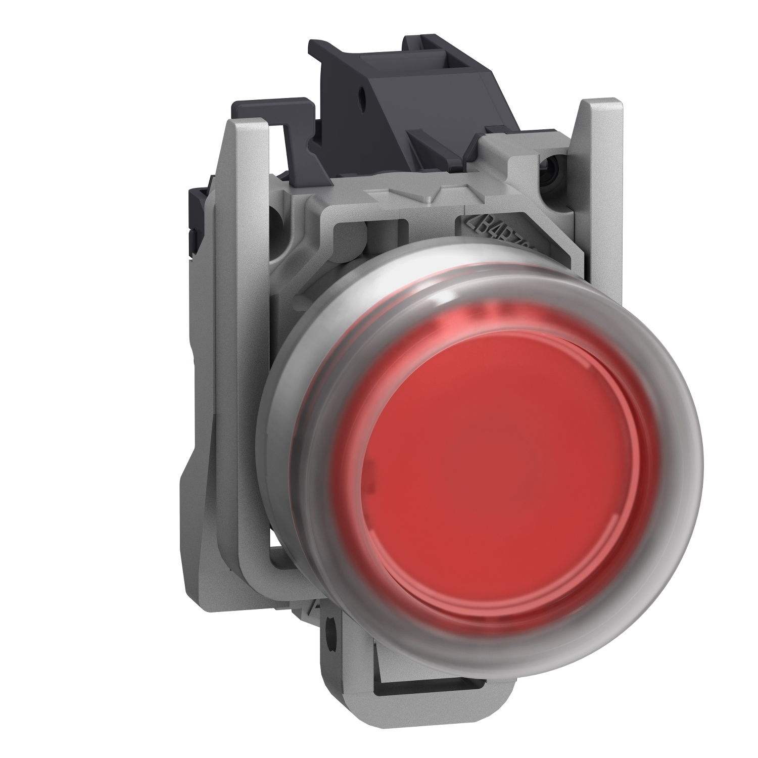 Schneider Electric Schneider Electric XB4BP42GEX – Complete push button, Harmony XB4 - ATEX D, red projecting with boot, metal, 22mm, spring return, 1NC