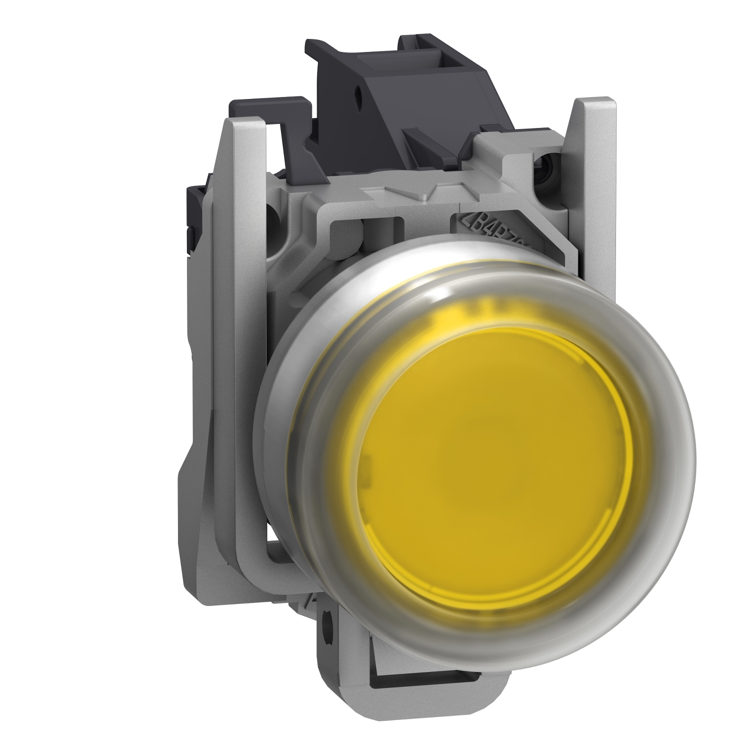 Schneider Electric Schneider Electric XB4BP581GEX – Complete push button, Harmony XB4, Explosive atmosphere, pushbutton yellow with boot and legend insertion