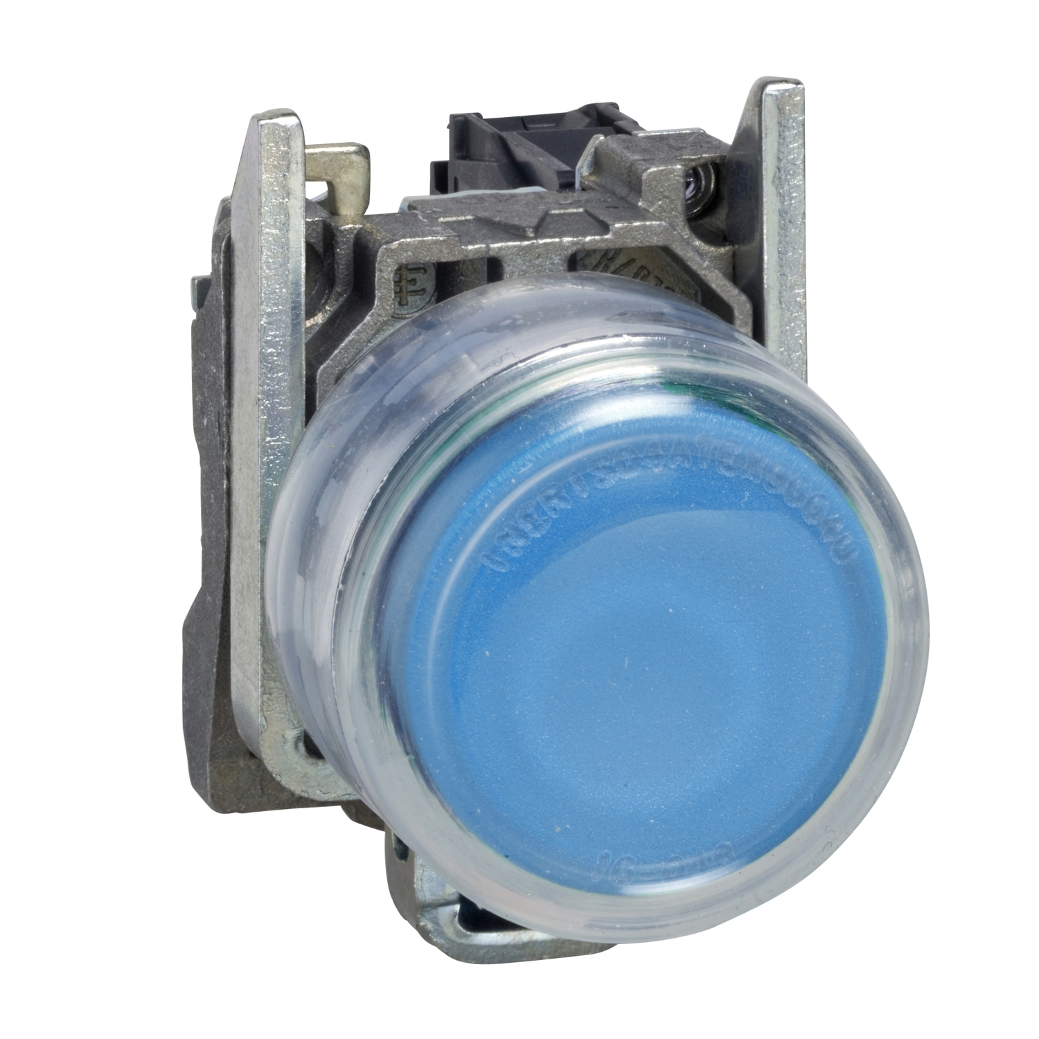 Schneider Electric Schneider Electric XB4BP61EX – Complete push button, Harmony XB4, blue pushbutton Ø22 mm, spring return, 1 NO, ATEX