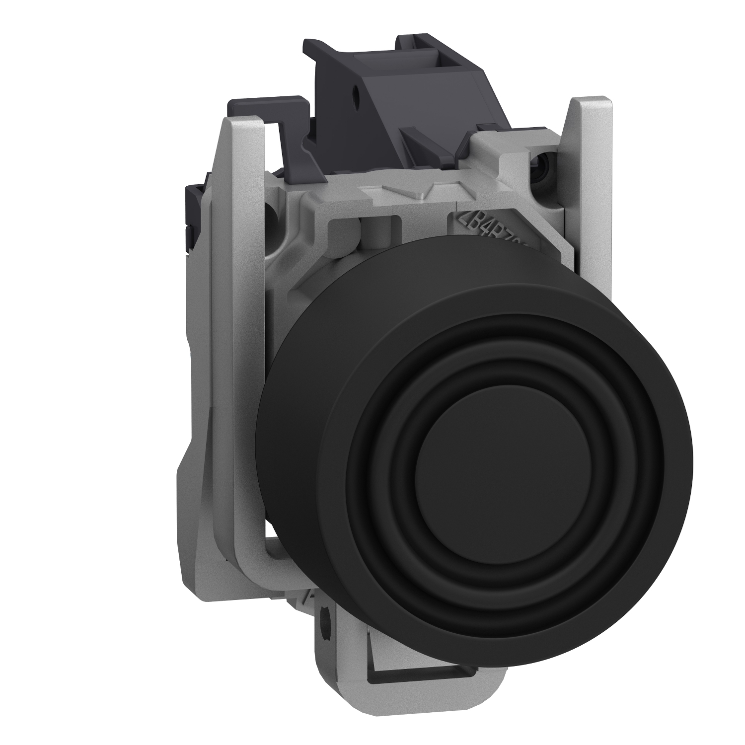 Schneider Electric Schneider Electric XB4BPS21GEX – Complete push button, Harmony XB4 - ATEX D, black projecting with boot, metal, 22mm, spring return, 1NO