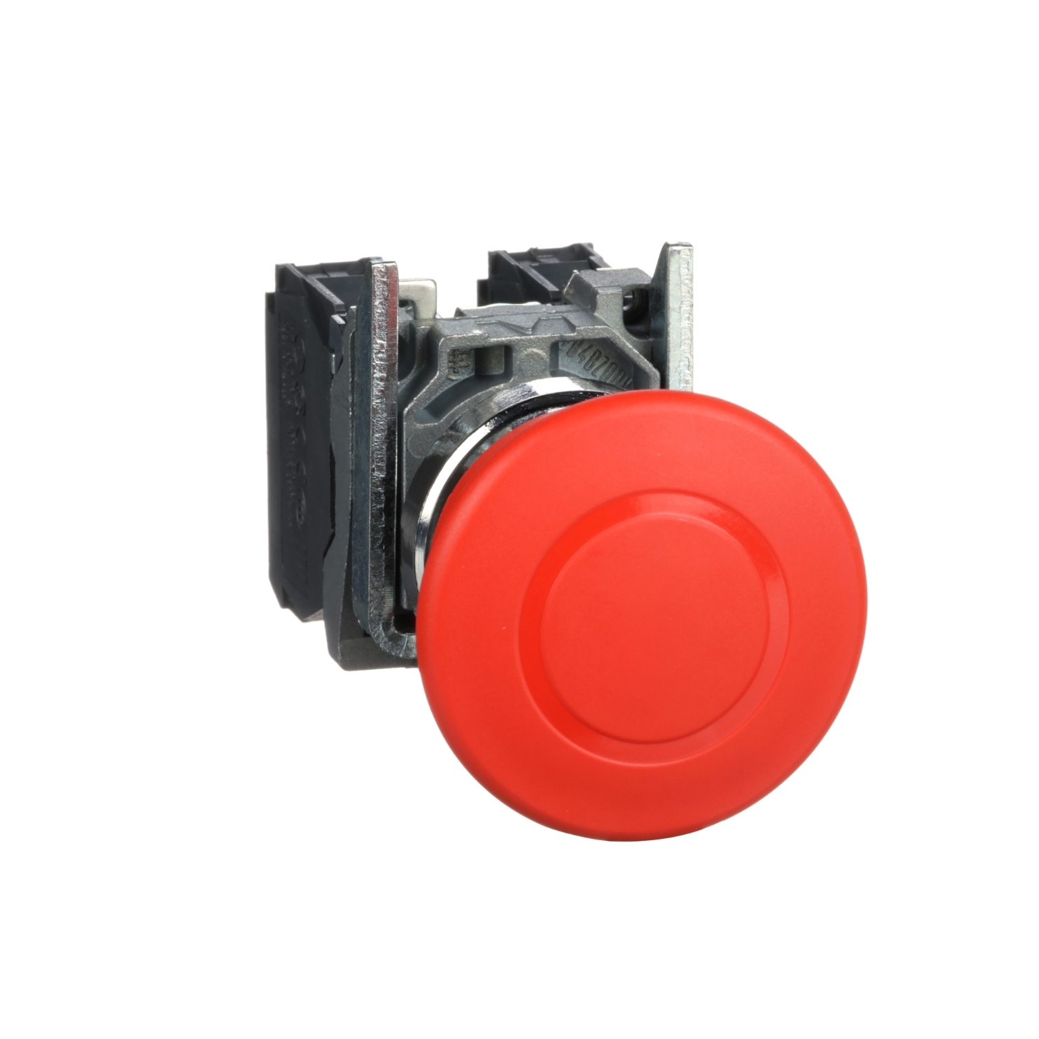 Schneider Electric Schneider Electric XB4BT845 – Emergency stop switching off, metal, red mushroom, Ø40, Ø22, trigger latching push-pull, 1 NO + 1 NC
