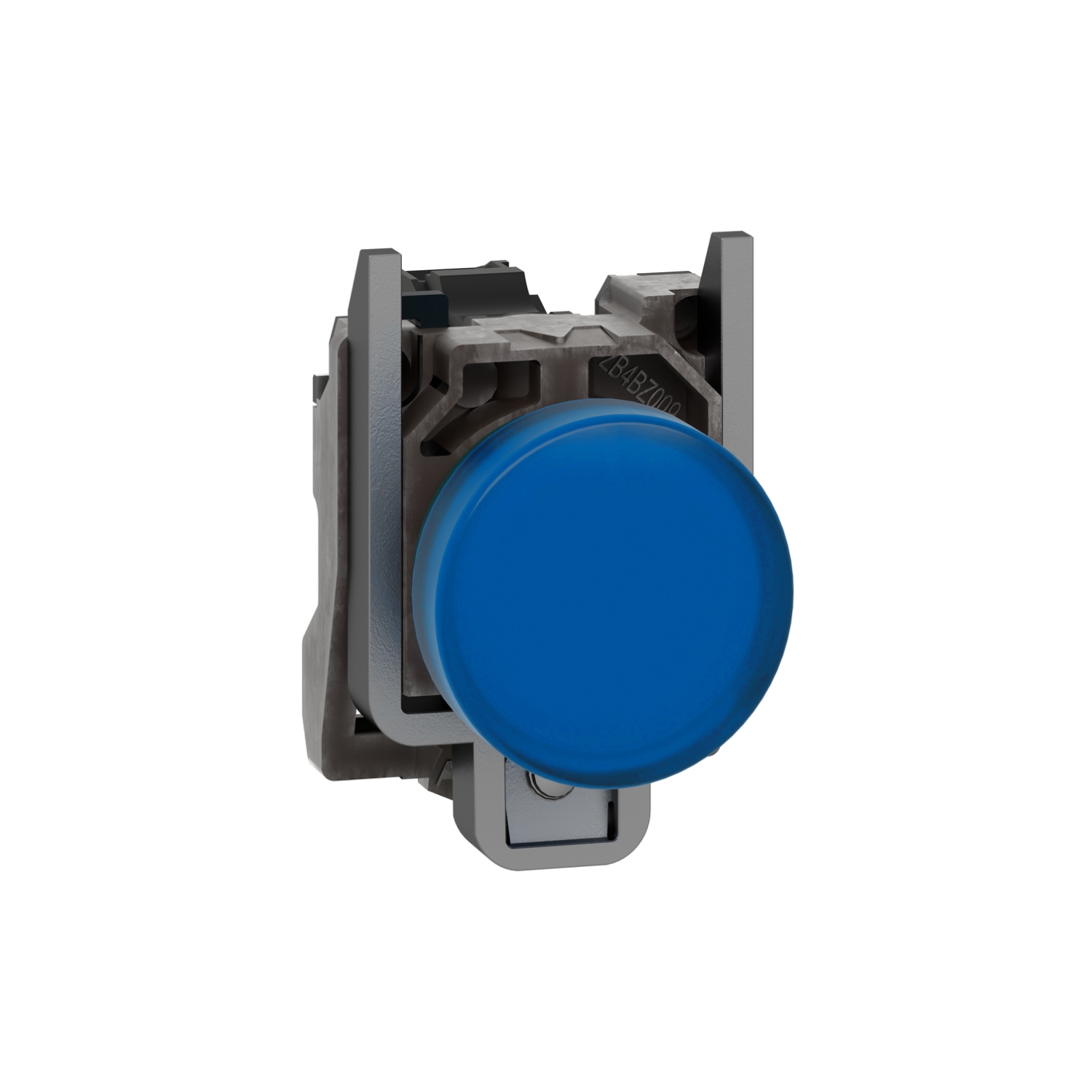 Schneider Electric Schneider Electric XB4BVG6 – Pilot light, metal, blue, Ø22, plain lens with integral LED, 110…120 VAC
