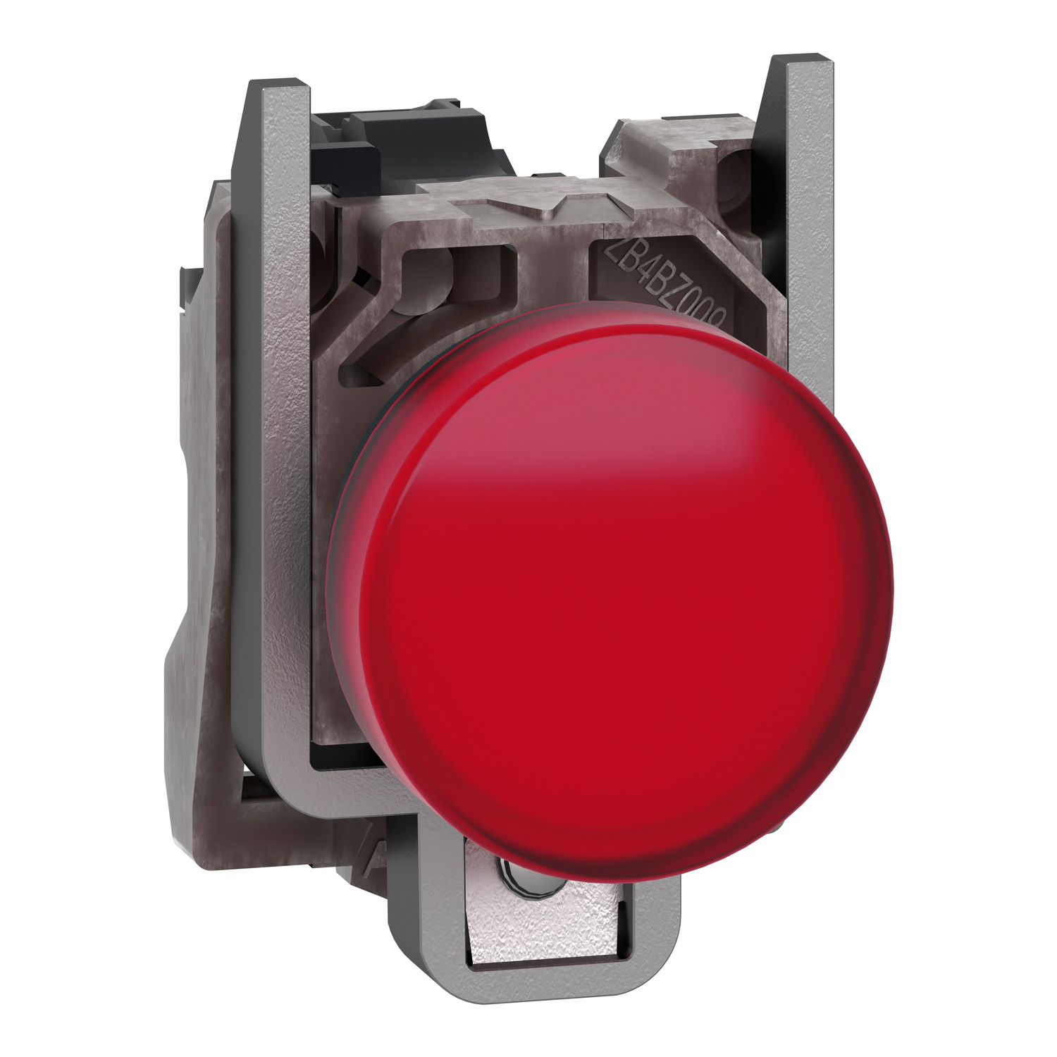 Schneider Electric Schneider Electric XB4BVGM4T – Harmony XB4, pilot light, metal, red, diameter 22, with integrated high-protection LED, 110…240VAC 300 VA at 230 VAC, 120 VA at 120 VAC