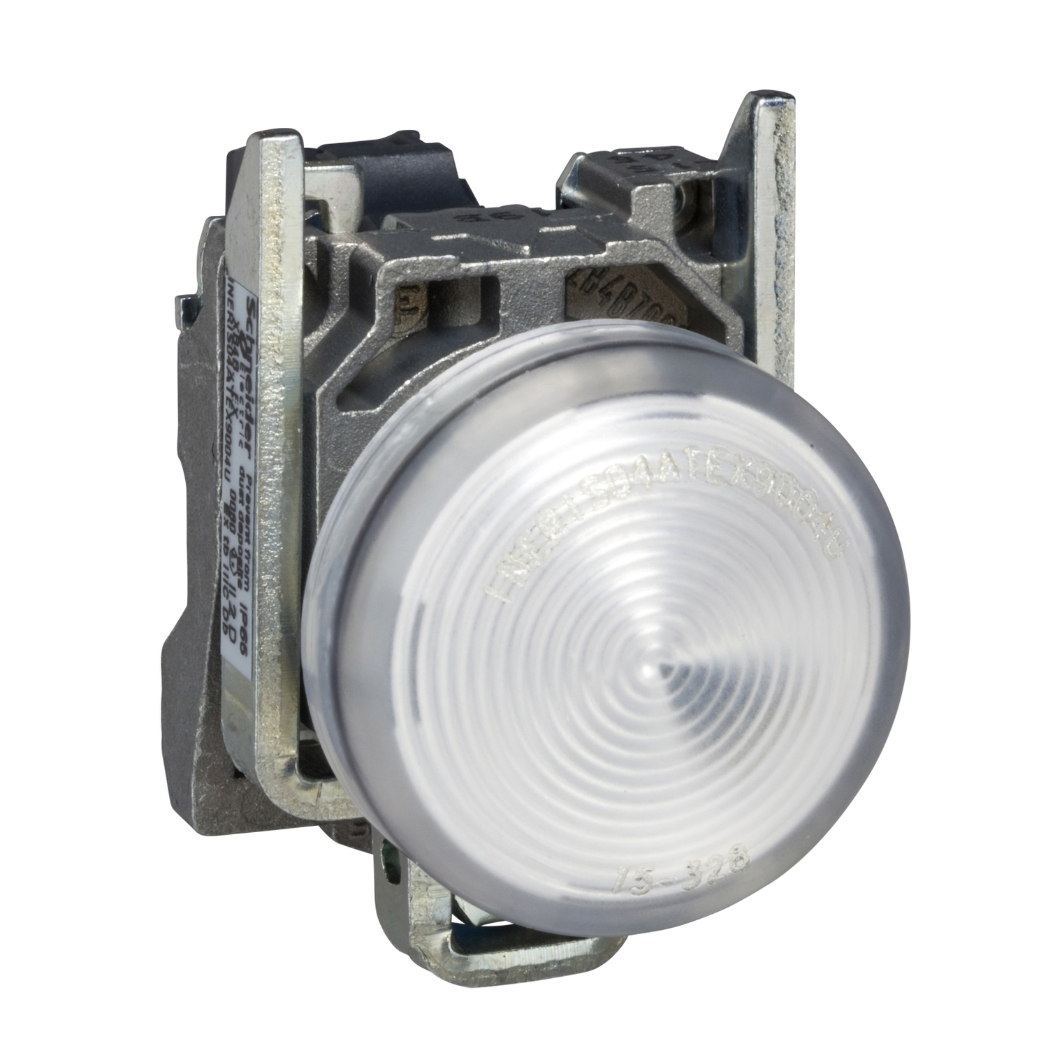 Schneider Electric Schneider Electric XB4BVM1EX – Complete pilot light, Harmony XB4 - ATEX D, 22mm, IP65, white, integral LED, 240V, lugs