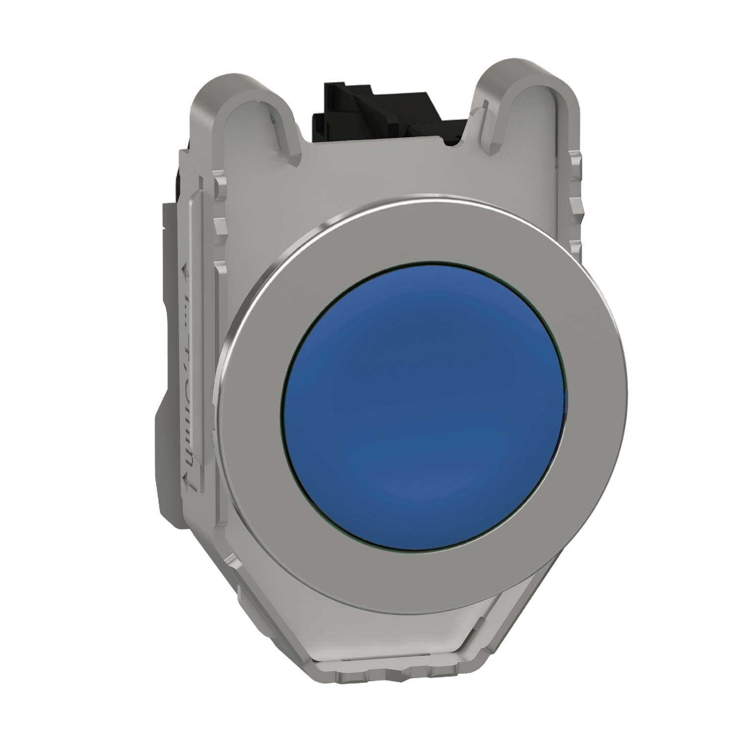 Schneider Electric Schneider Electric XB4FA61 – Push button flush mounted, Harmony XB4, metal, blue, 30mm, spring return, unmarked, 1NC