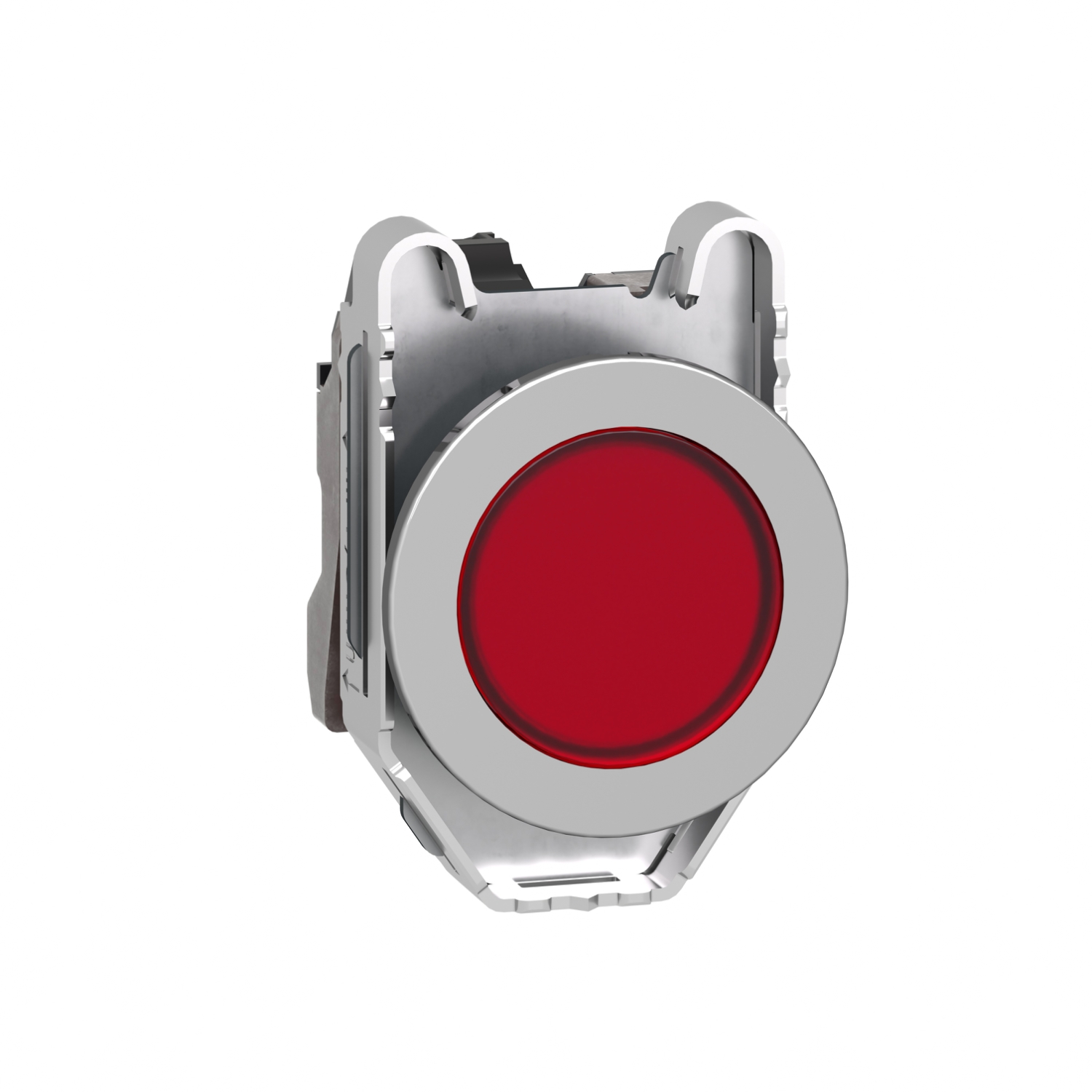 Schneider Electric Schneider Electric XB4FVB4 – Pilot light, Harmony XB4,metal, red flush mounted, 30mm, universal LED, plain lens, 24V AC DC