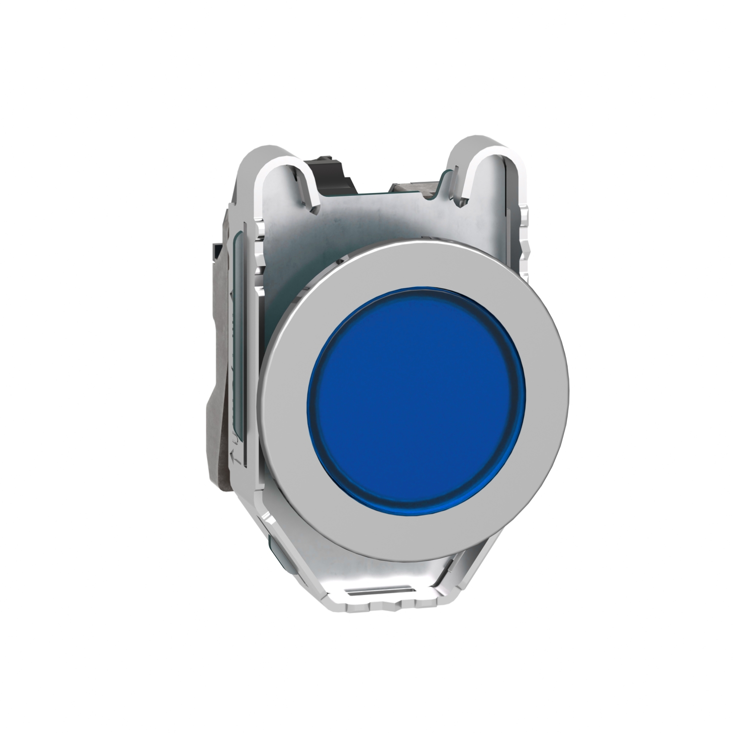 Schneider Electric Schneider Electric XB4FVB6 – Pilot light, Harmony XB4,metal, blue flush mounted, 30mm, universal LED, plain lens, 24V AC DC