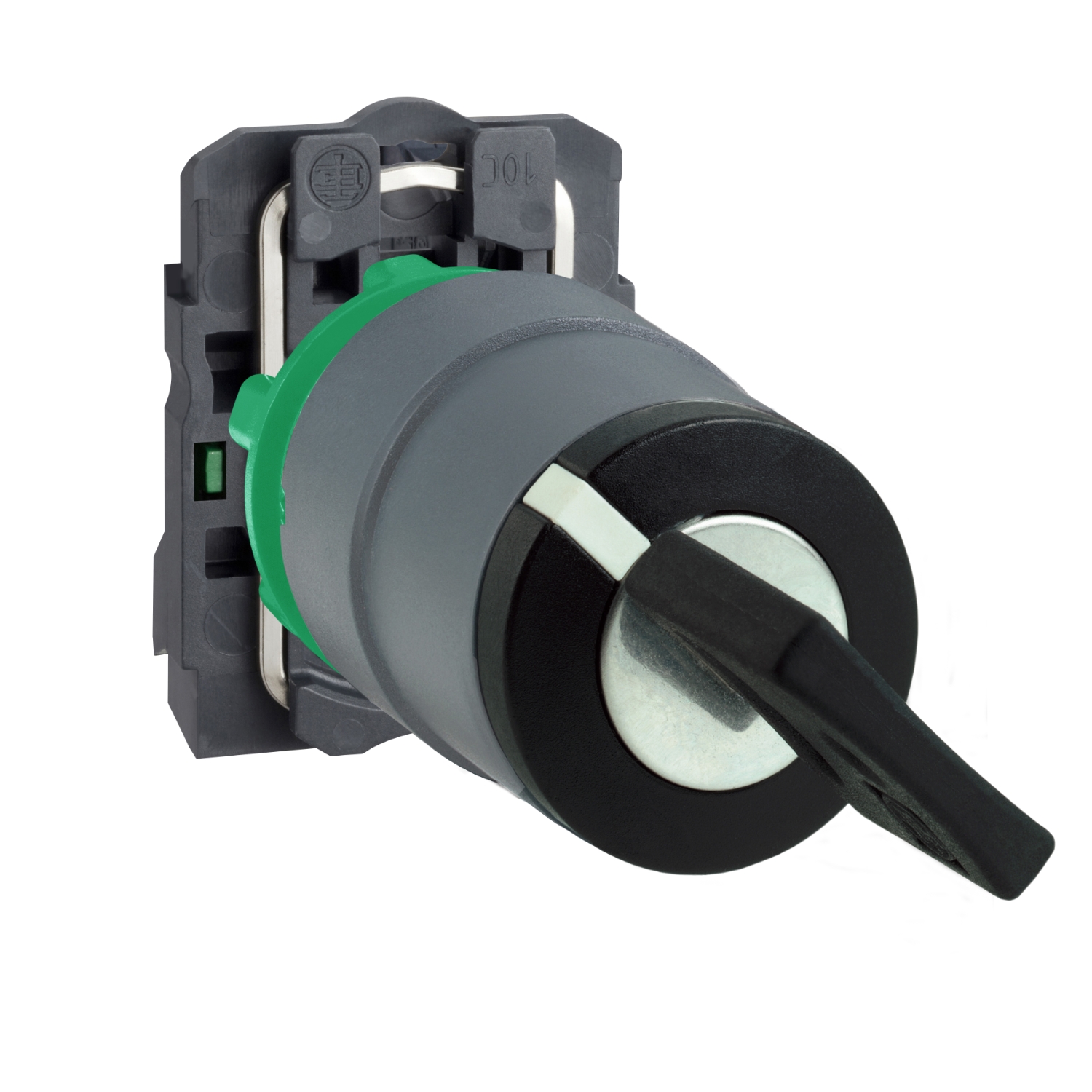 Schneider Electric Schneider Electric XB5AG41C0 – Selector switch, Harmony XB5, key 455 2 pos stay put key release cp grey