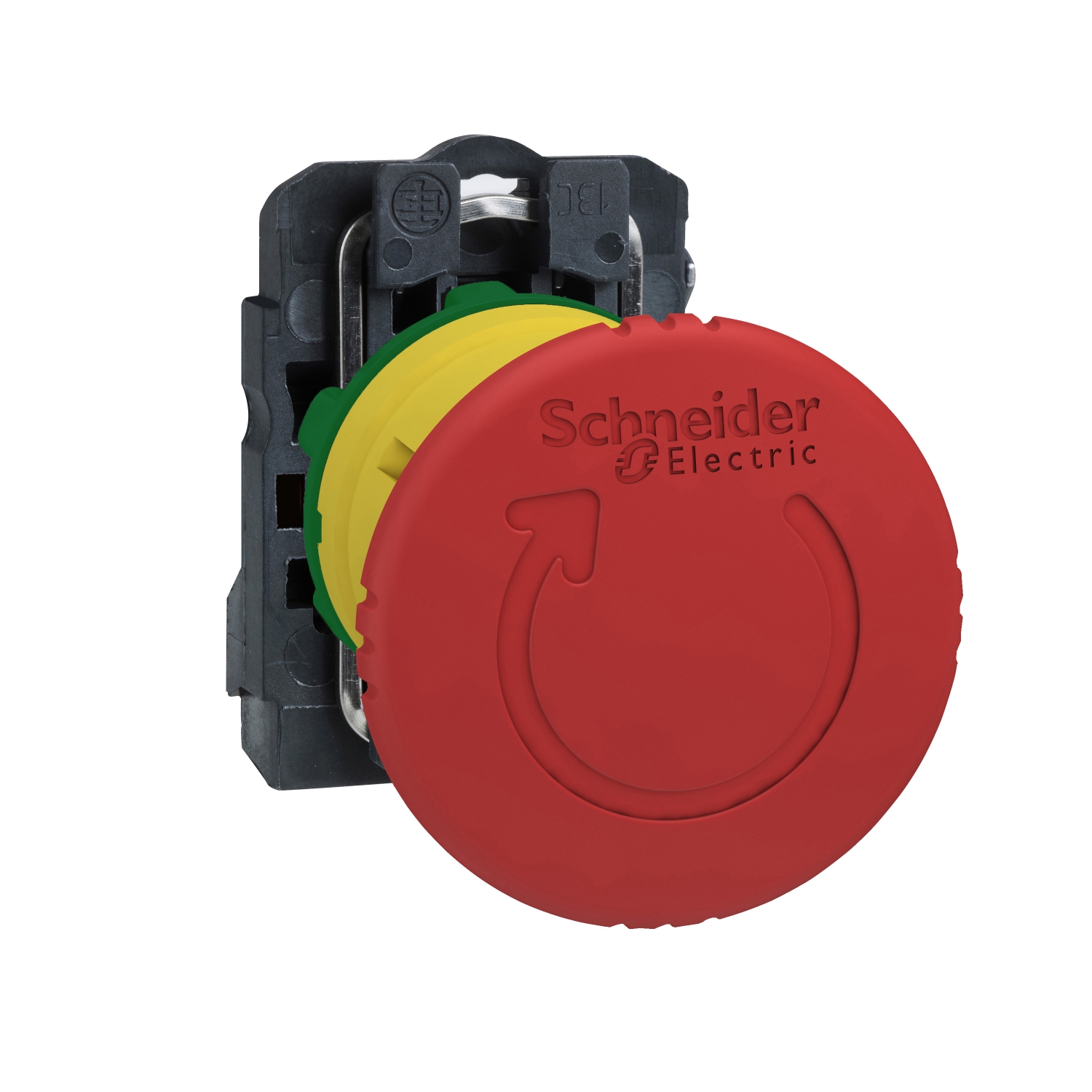 Schneider Electric Schneider Electric XB5AS8446 – Emergency stop switching off, Harmony XB5, plastic, red mushroom 40mm, 22mm, trigger latching turn to release, 1NC with monitoring