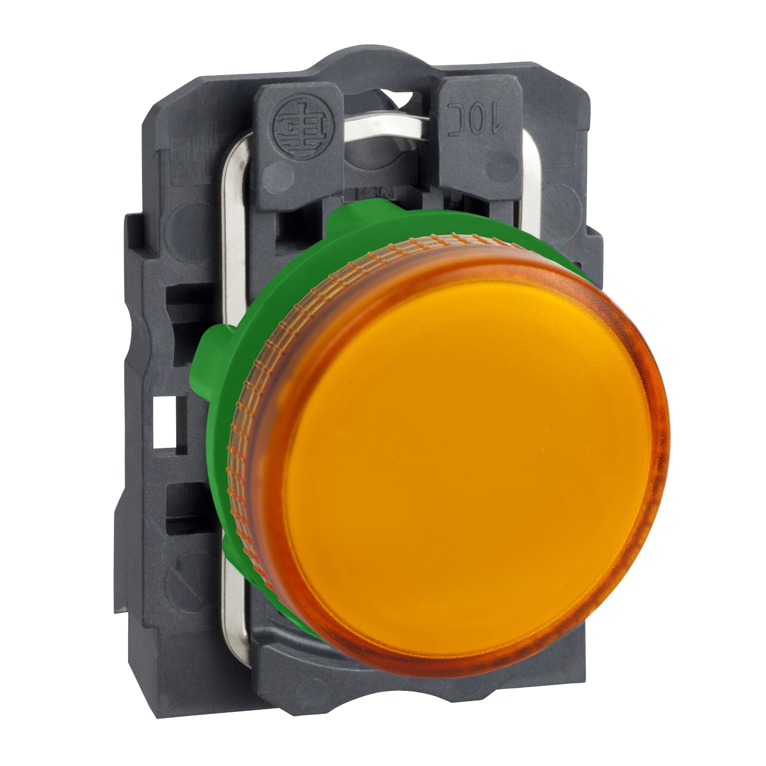Schneider Electric Schneider Electric XB5AV65 – Pilot light, plastic, orange, Ø22, plain lens for BA9s bulb, <= 250 V