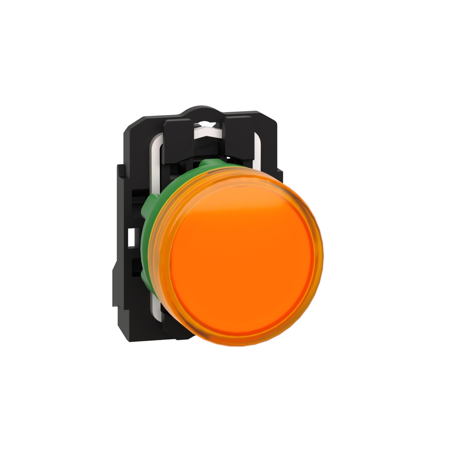 Schneider Electric Schneider Electric XB5AVG5 – Pilot light, plastic, orange, Ø22, plain lens with integral LED, 110…120 V AC