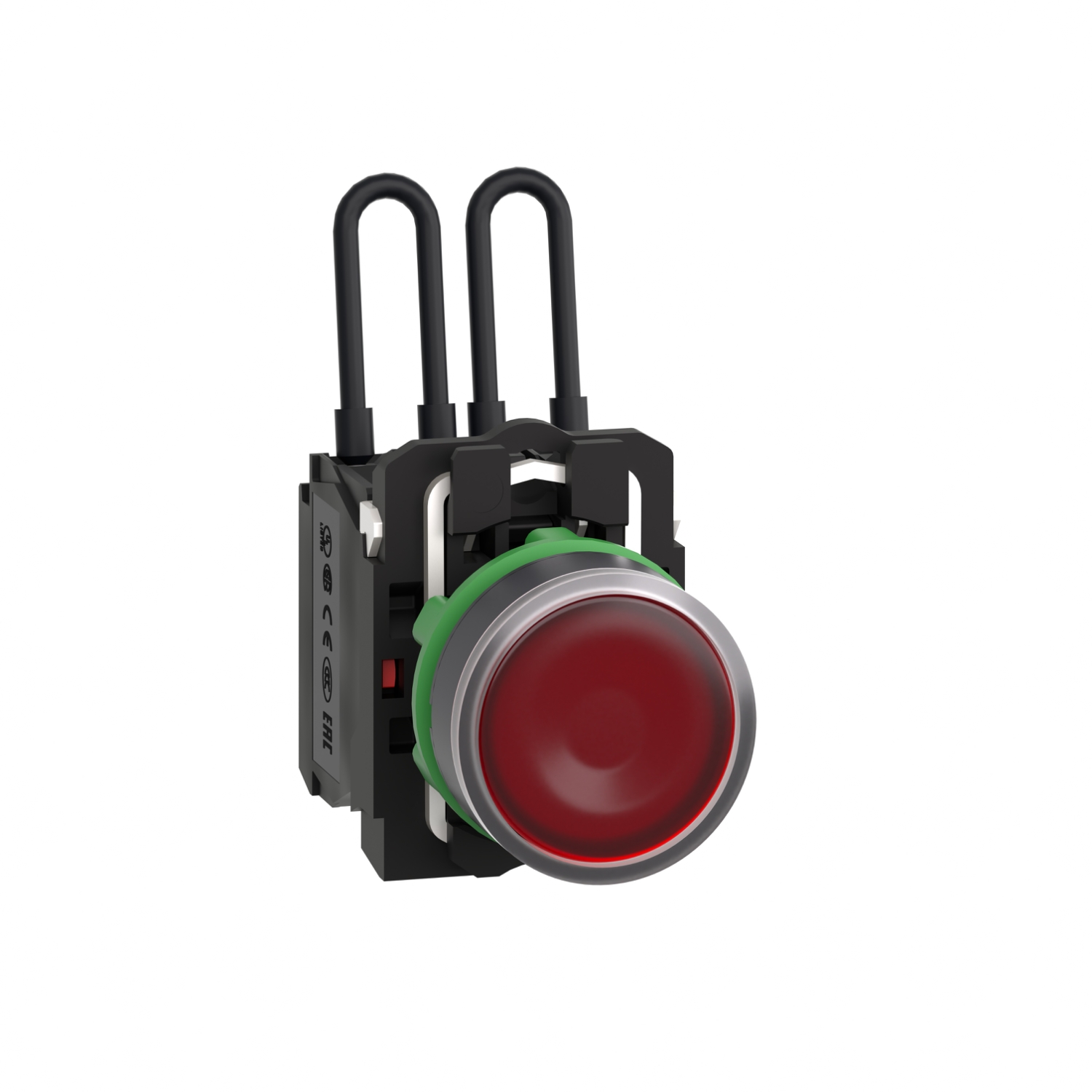 Schneider Electric Schneider Electric XB5AW24G5 – Push to test pilot light, Harmony XB5, universal LED, red, plastic, 22mm, 110...120V