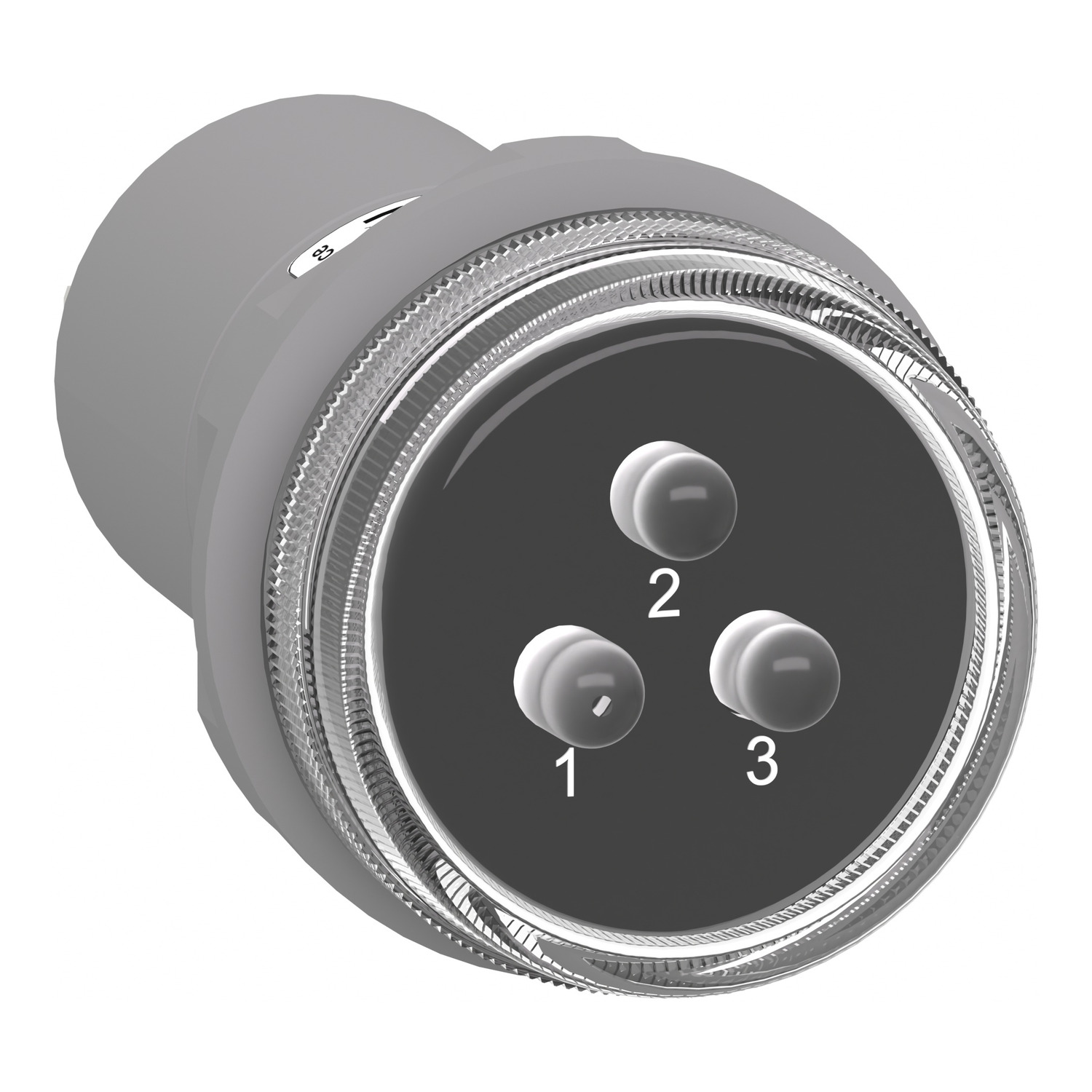 Schneider Electric Schneider Electric XB5EV57L4 – 400 VAC - 3 phases voltage indicator pilot light with 3 white LED