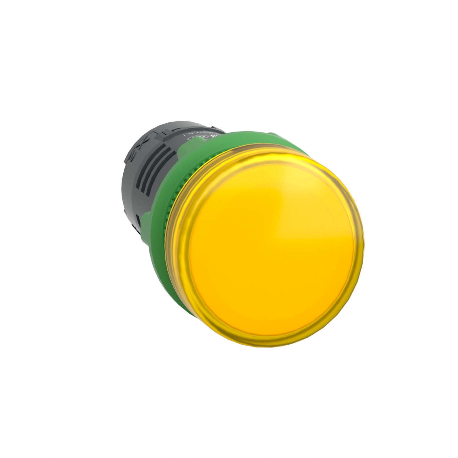 Schneider Electric Schneider Electric XB5EVB8 – yellow Monolithic pilot light Ø22 plain lens with integral LED 24V