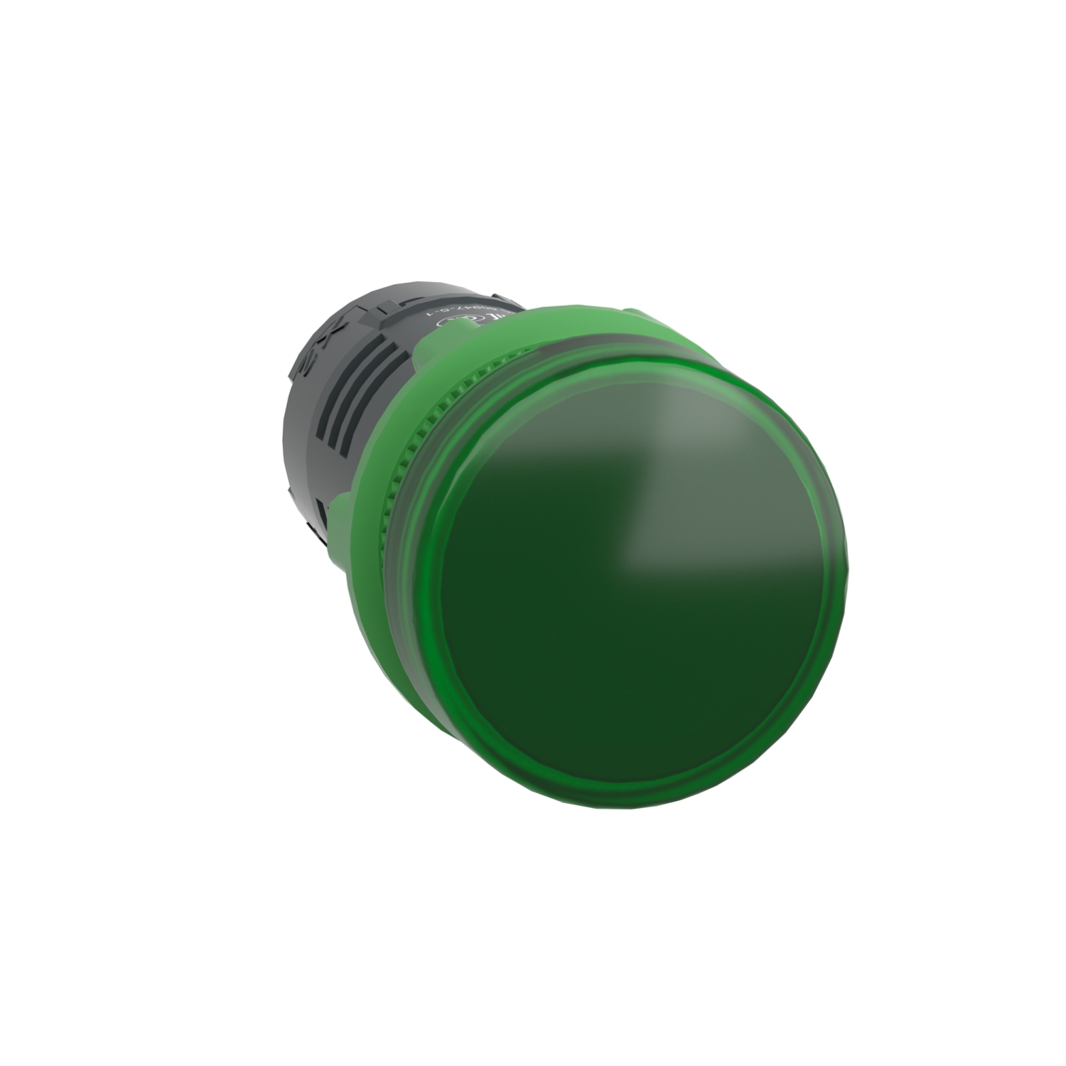Schneider Electric Schneider Electric XB5EVG3 – green Monolithic pilot light Ø22 plain lens with integral LED 110...120V