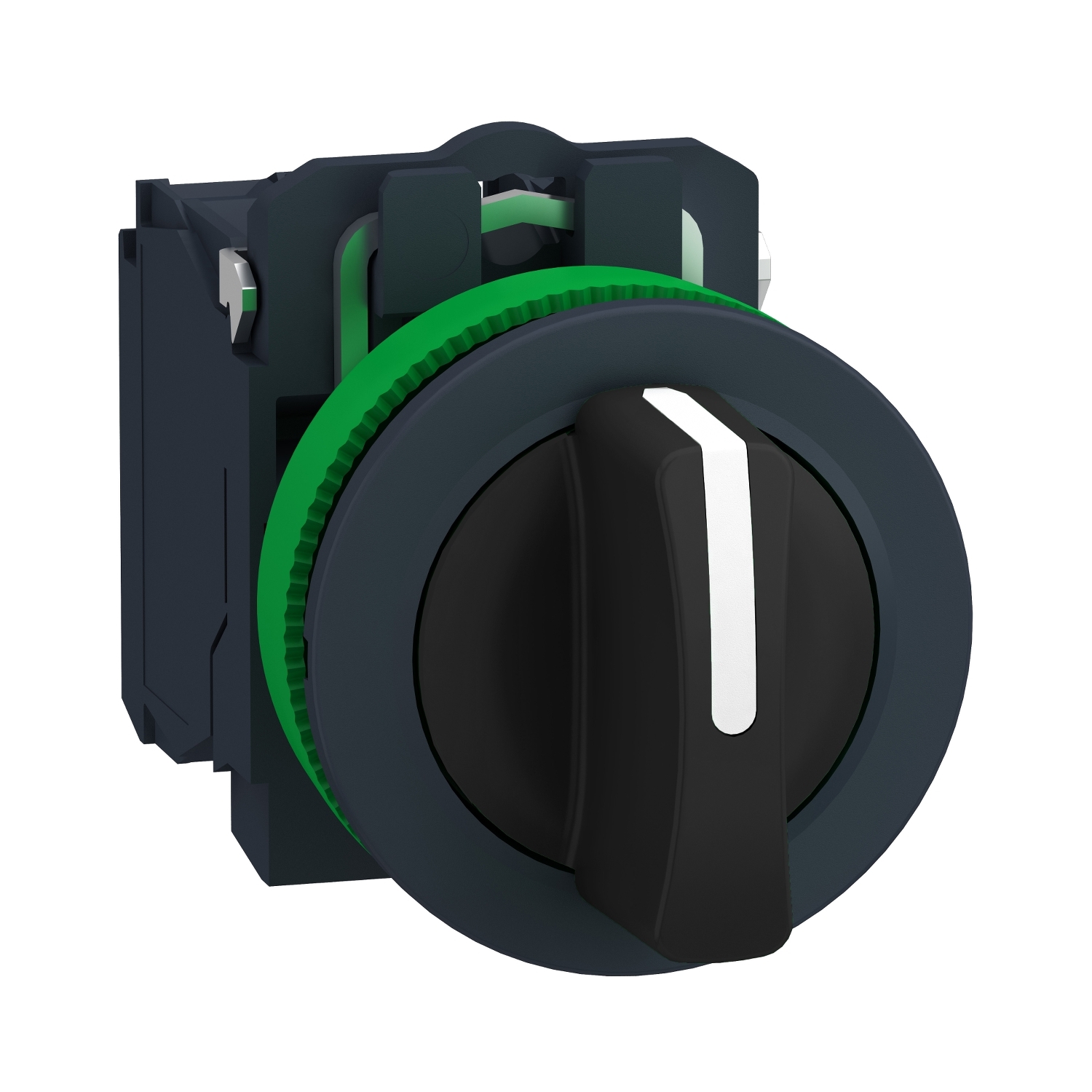 Schneider Electric Schneider Electric XB5FD33 – Selector switch flush mounted, Harmony XB5, plastic, black, 30mm, 3 positions, stay put, 2 NO