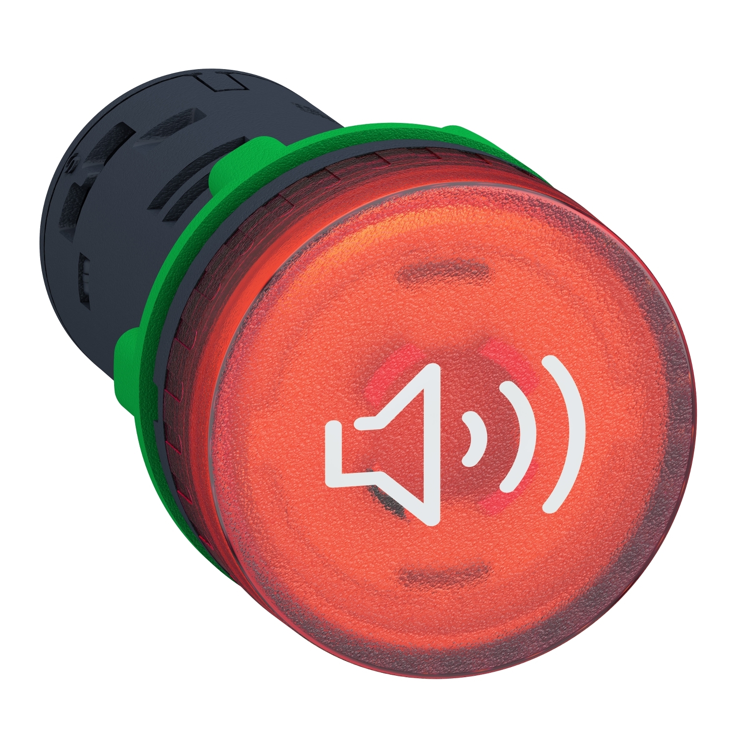 Schneider Electric Schneider Electric XB5KS2B4 – Harmony XB5, Illuminated buzzer, plastic, red, Ø22, continuous or intermittent tone, 24 V AC/DC