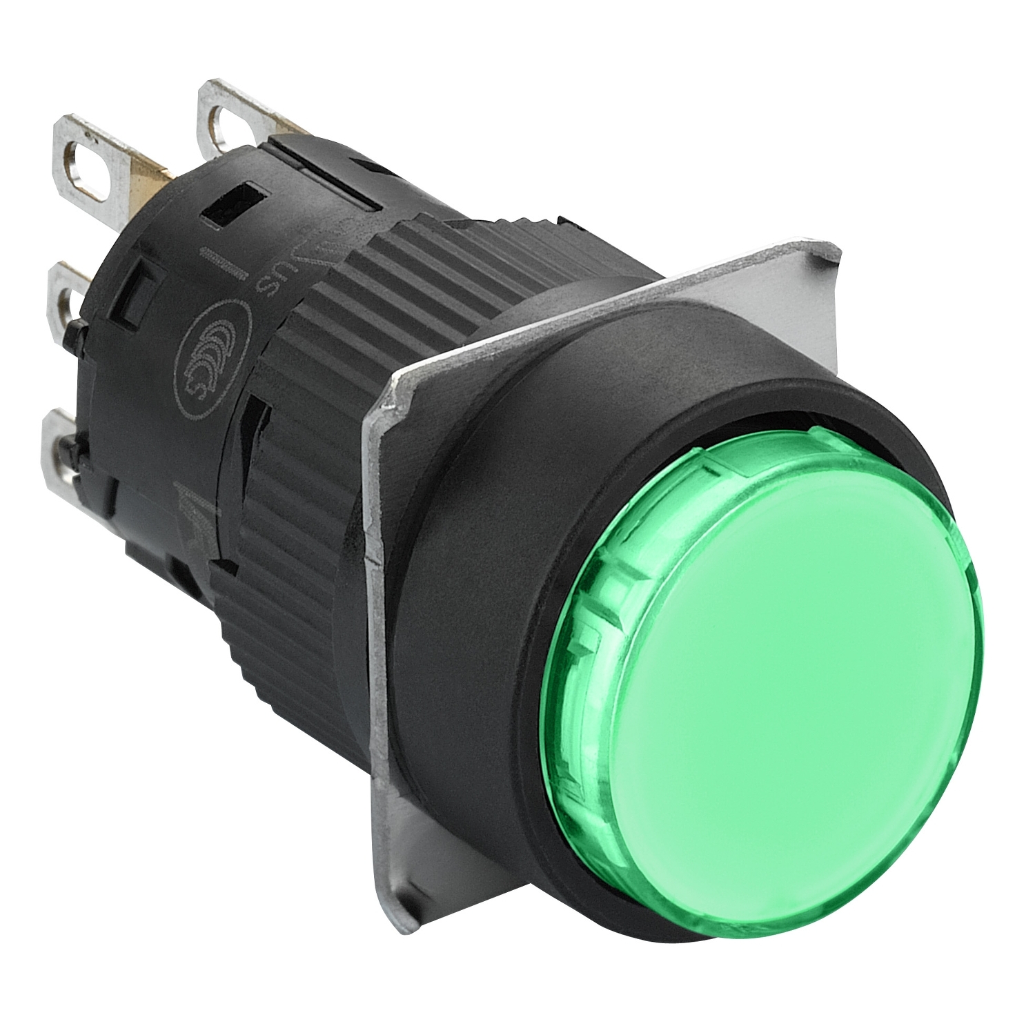 Schneider Electric Schneider Electric XB6EAA31P – Monolithic push button, Harmony XB6E, round green pushbutton 16mm, flush spring return, 1OC