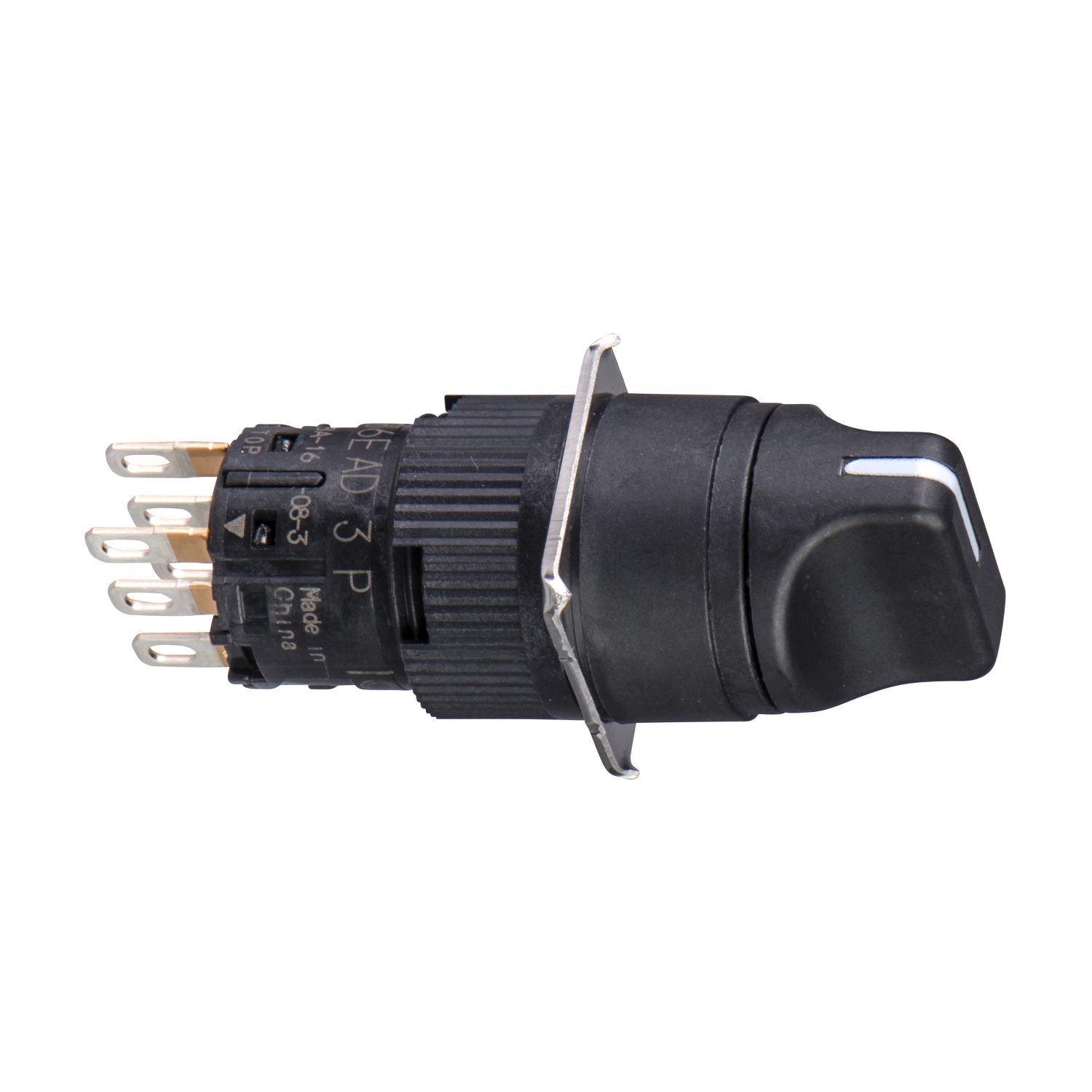 Schneider Electric Schneider Electric XB6EAD222P – Monolithic selector switch, Harmony XB6E, round black 16mm projecting handle 2 positions 2CO