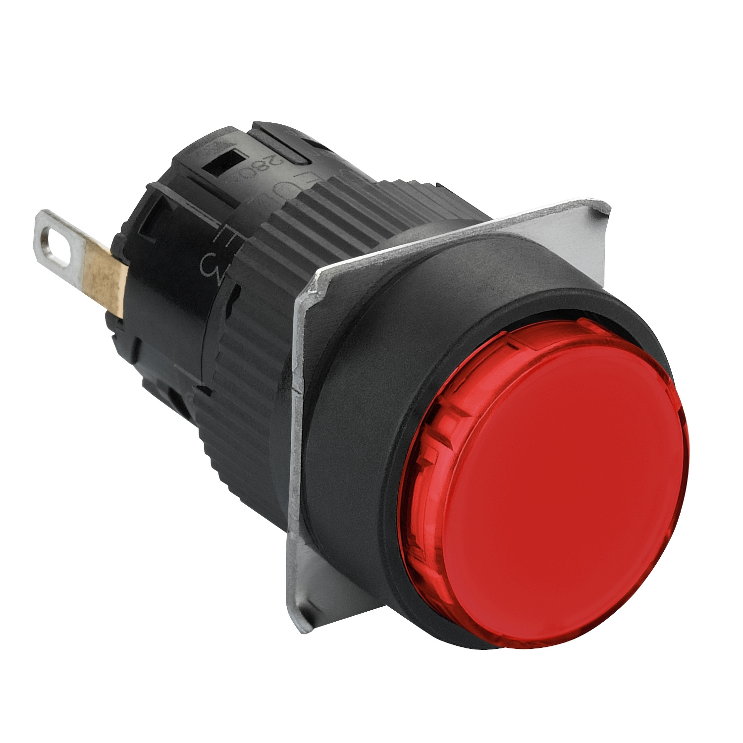 Schneider Electric Schneider Electric XB6EAV4BP – round pilot light Ø16 - IP65 - red - integral LED 24VDCpolarised - connector