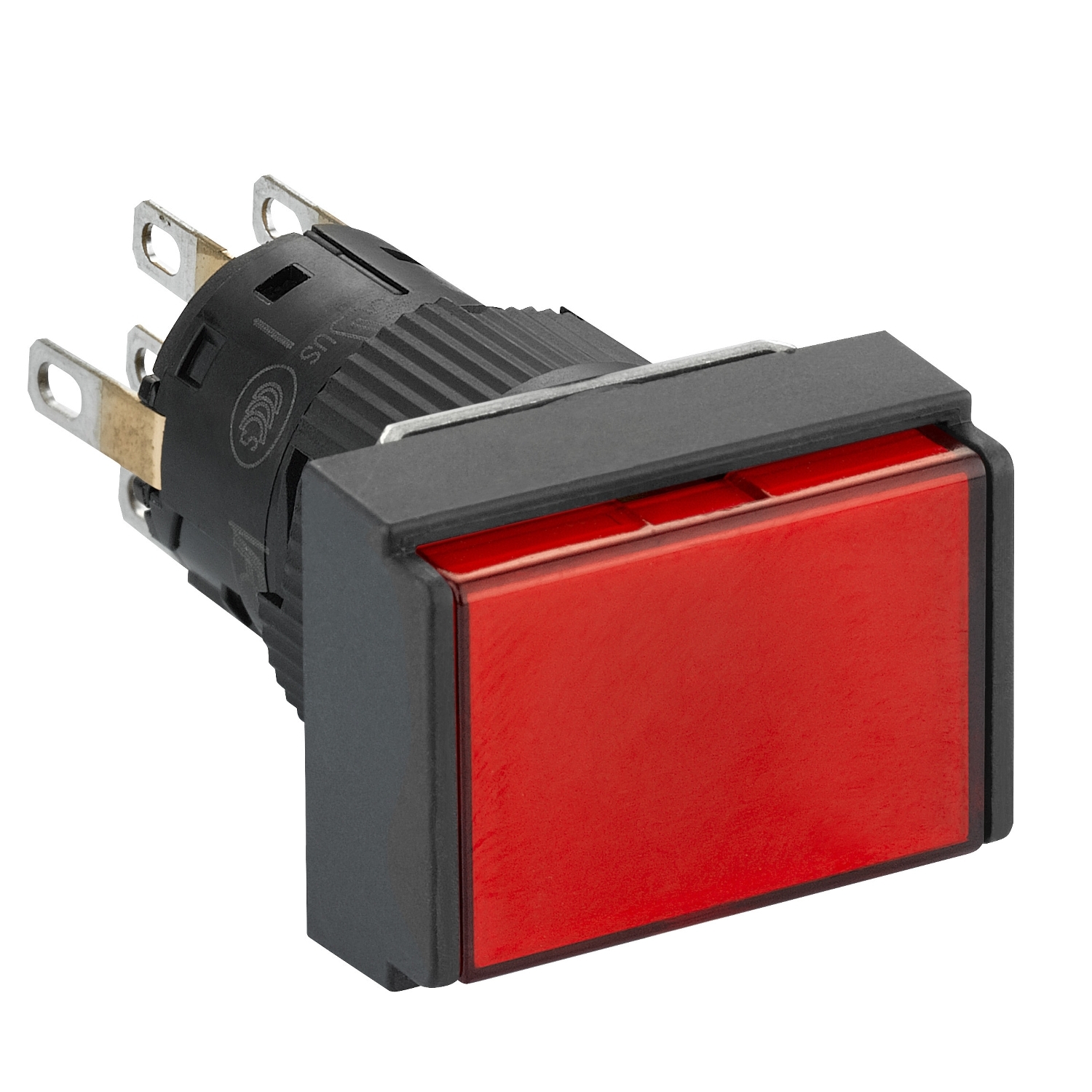 Schneider Electric Schneider Electric XB6EDW4B2P – Illuminated monolithic push button, Harmony XB6E, rectangle red flush, 16mm, spring return, 24V DC, 2CO