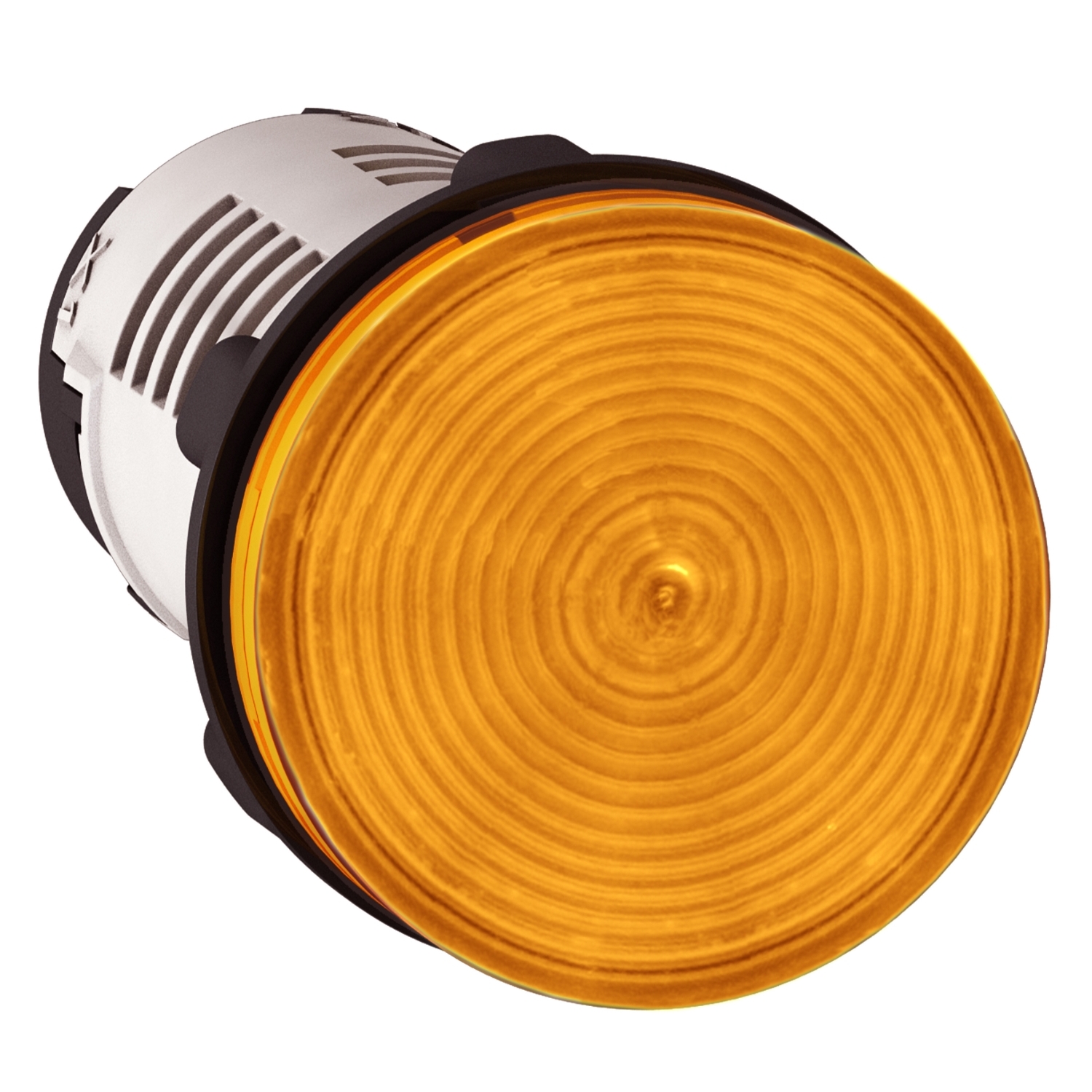 Schneider Electric Schneider Electric XB7EV08BP – Monolithic pilot light, plastic, orange, Ø22, integral LED, 24 V AC/DC