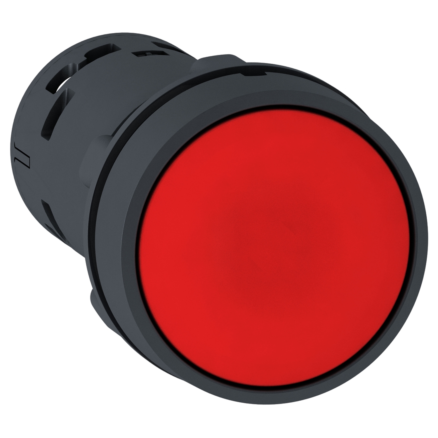 Schneider Electric Schneider Electric XB7NA42 – Monolithic push button, plastic,red, Ø22, spring return, unmarked, 1 NC