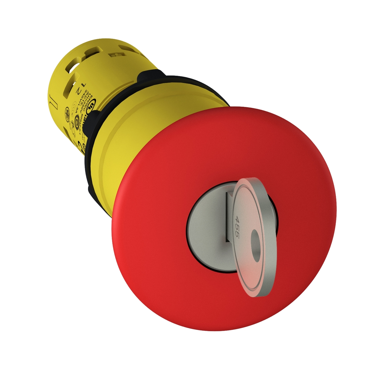 Schneider Electric Schneider Electric XB7NS9444 – Emergency stop Ø 22 - red mushroom Ø 40mm - trigger latching key release - 2 NC