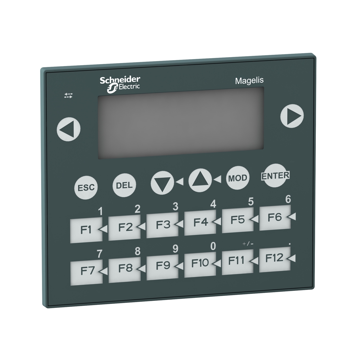 Schneider Electric Schneider Electric XBTR400 – Small panel with keypad, matrix screen, green, 122 x 32 pixels, 5V DC
