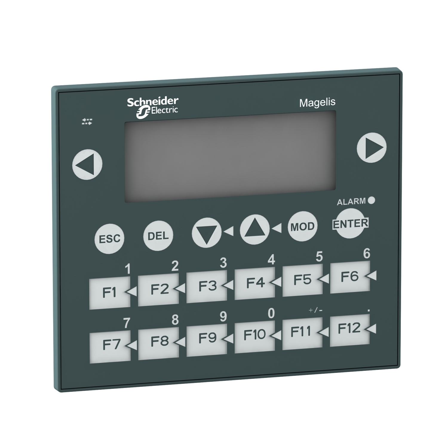 Schneider Electric Schneider Electric XBTR411 – Small panel with keypad, matrix screen, G,O,R, 122 x 32 pixels, 24V DC