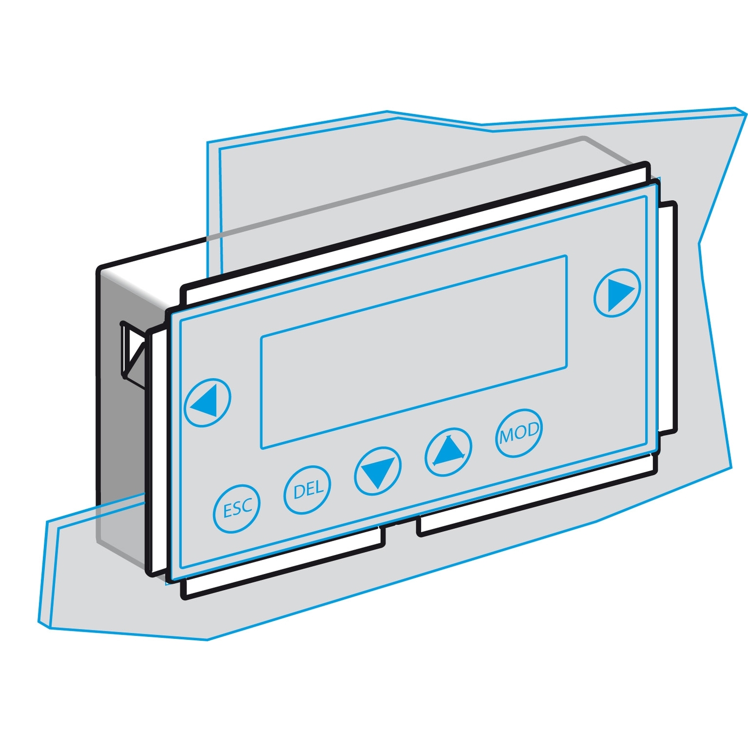 Schneider Electric Schneider Electric XBTZN01 – Magelis XBT - kit for flush mounting - XBTN small panel