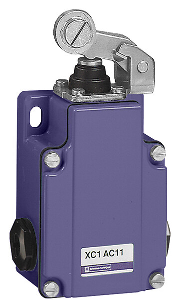 Schneider Electric Schneider Electric XC1AC136 – Limit switch, Limit switches XC Standard, XC1AC, roller lever, 1NC+1 NO, make before brake