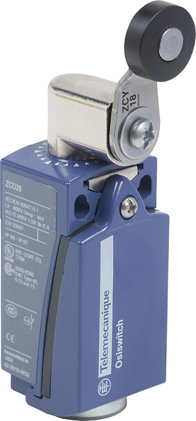 Schneider Electric Schneider Electric XCKD2118P16 – Limit switch, Limit switches XC Standard, XCKD, thermoplastic roller lever, 1NC+1 NO, snap, M16