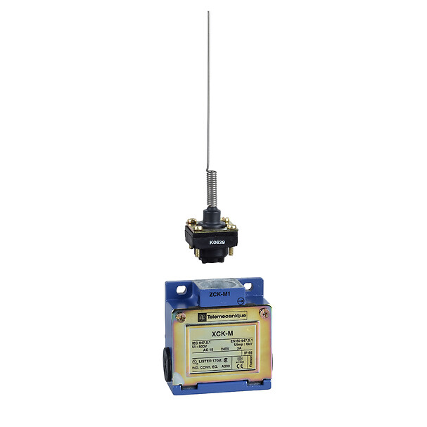 Schneider Electric Schneider Electric XCKM106 – Limit switch, Limit switches XC Standard, XCKM, cats whisker, 1NC+1 NO, snap action, Pg11