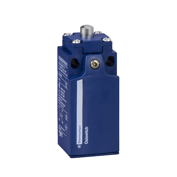 Schneider Electric Schneider Electric XCKN2110G11 – Limit switch, Limit switches XC Standard, XCKN, metal end plunger, 1NC+1 NO, snap, Pg11