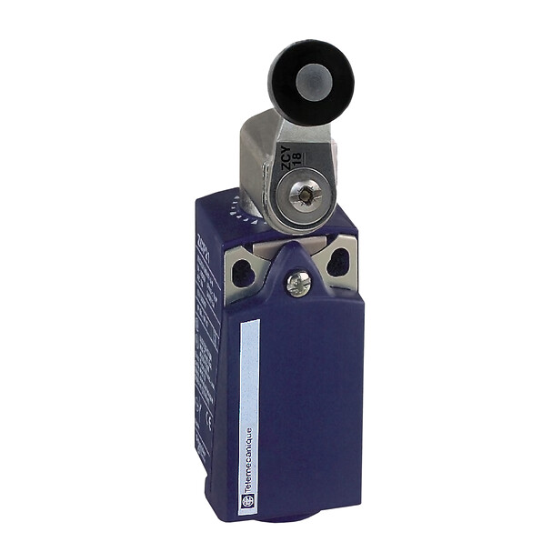 Schneider Electric Schneider Electric XCKP2118P16 – Limit switch, Limit switches XC Standard, XCKP, thermoplastic roller lever, 1NC+1 NO, snap, M16